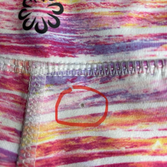 Colorful Striped Leggings size 3X - Picture 5 of 5